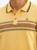 Placement Printed Polo T-Shirt | Yellow | WWTS240F