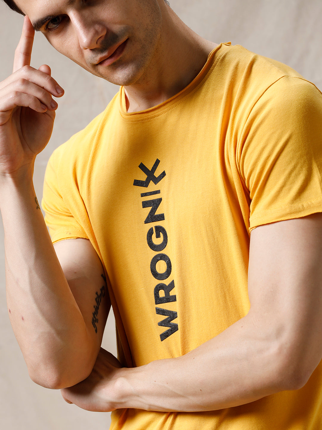 Logo Printed Slim Fit T-Shirt