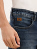 Washed Slim Fit Denim Jeans | Blue