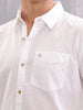 100% Cotton Classic Full Sleeve Shirt I White
