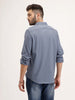 Regular Fit Double Pocket Shirt | Blue