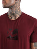 Deep Wine Comfort Fit T-Shirt