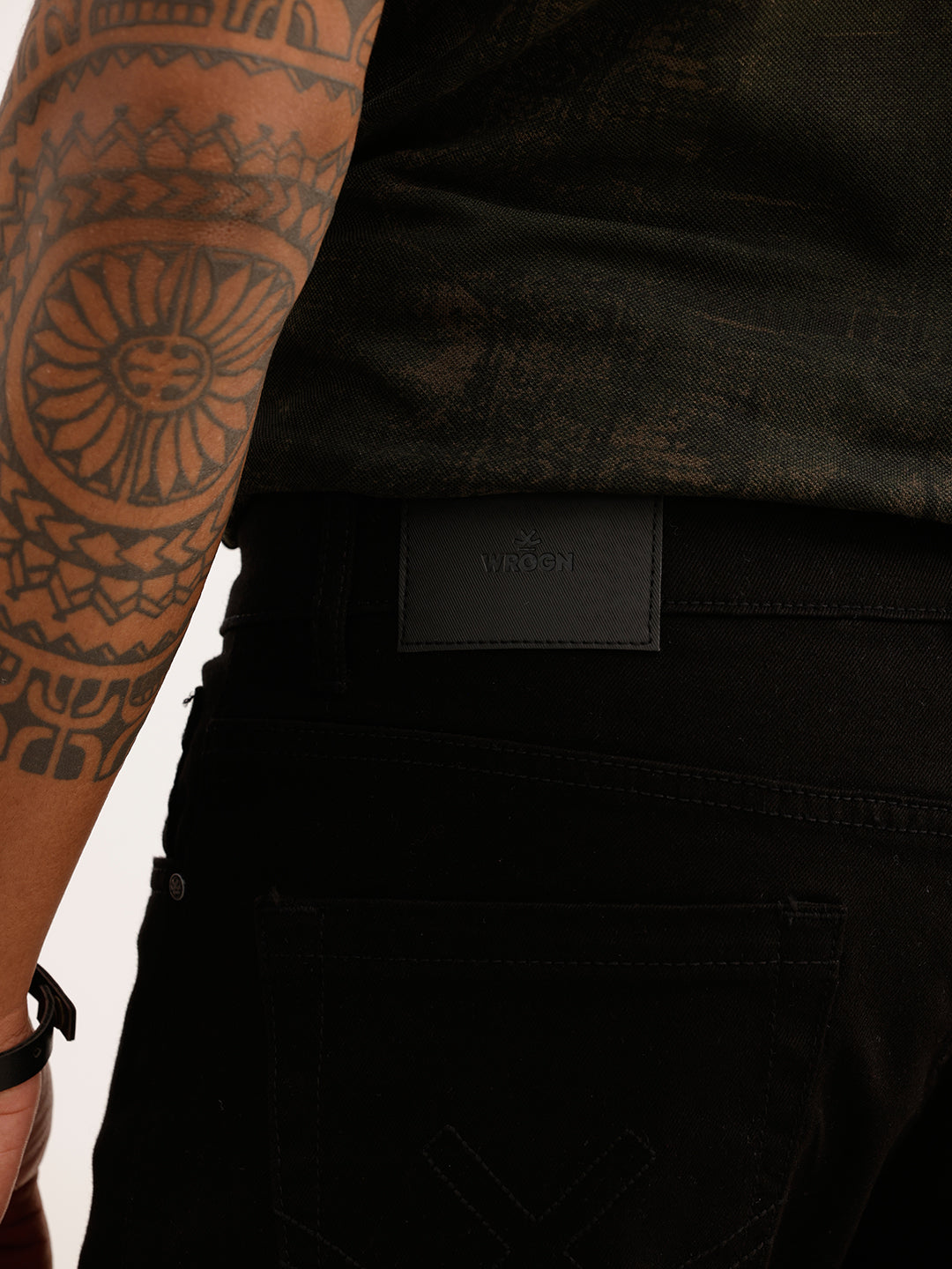 Solid Slim Fit Denim Jeans | Black | WJN0200SL2260S
