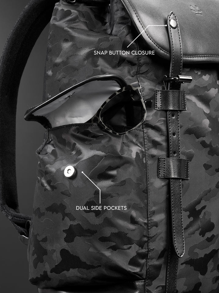 Tonal Camo Backpack | Black (30L)