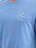 Classic Oversized Placement Printed T-Shirt | Blue