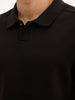 Solid Oversized Collared Sweatshirt | Black
