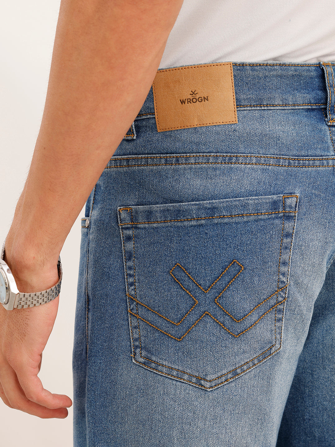 Classic Bootcut Denim Jeans | Light Blue