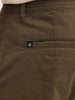 Solid Slim Fit Trouser | Olive