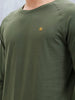 Men's Casual Raglan Sleeve T-Shirt | Olive