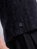 Aop Printed Slim Fit Polo Collar T-shirt | Black