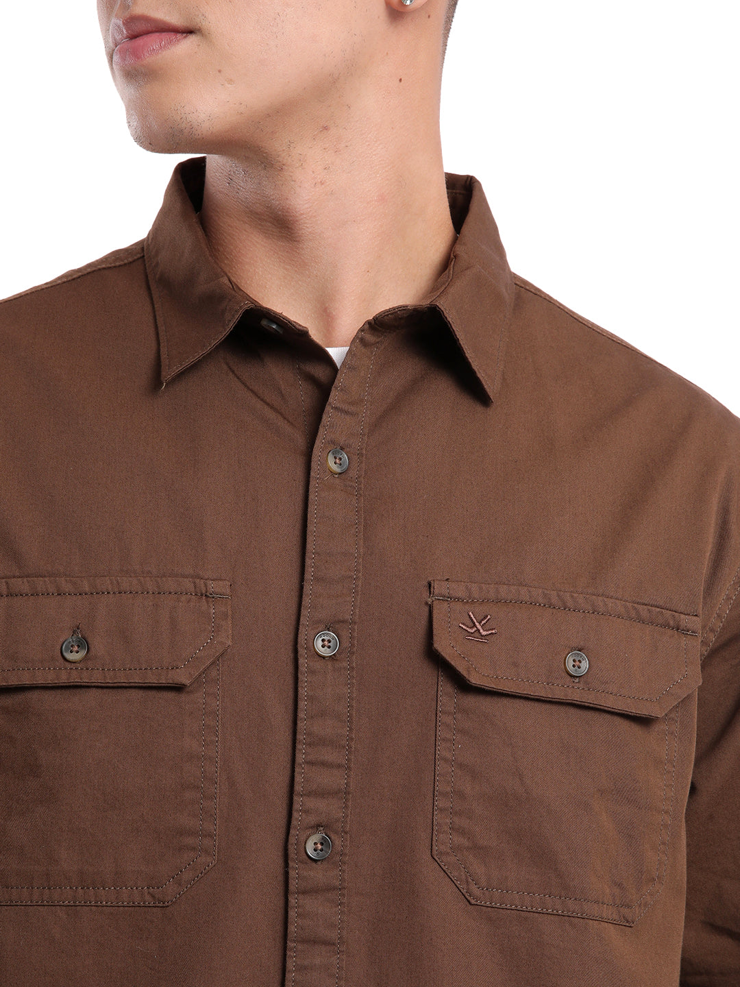 Urban Brown Long Sleeve Shirt