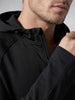 Hooded Zipper Sweatshirt | Active | Black