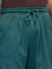 Washed Men's Casual Oversized Fit Shorts | Dark Green