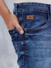 Men's Casual Slim Fit Jeans  | Dark Blue