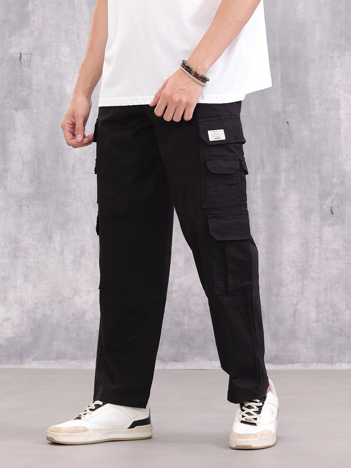 Loose Fit Cargo | Black