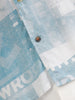 Fluid Viscose Shirt With Photo Reel Print  |  Blue