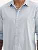 Classic Striped Full Sleeve Shirt | Blue
