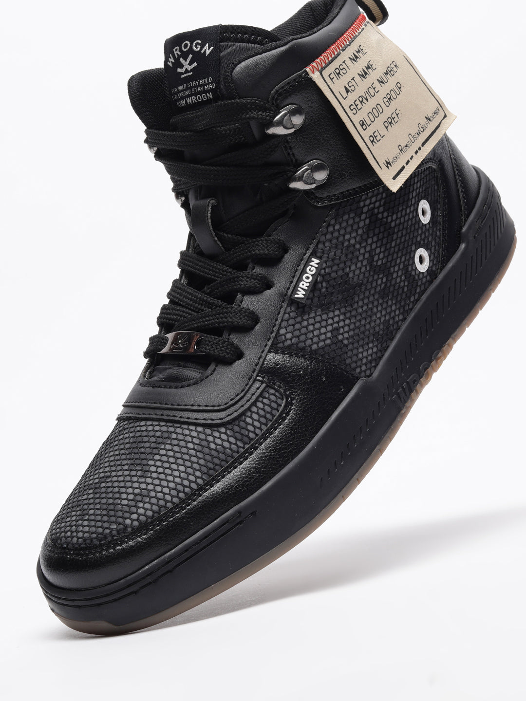 Black Camo High Top Sneakers