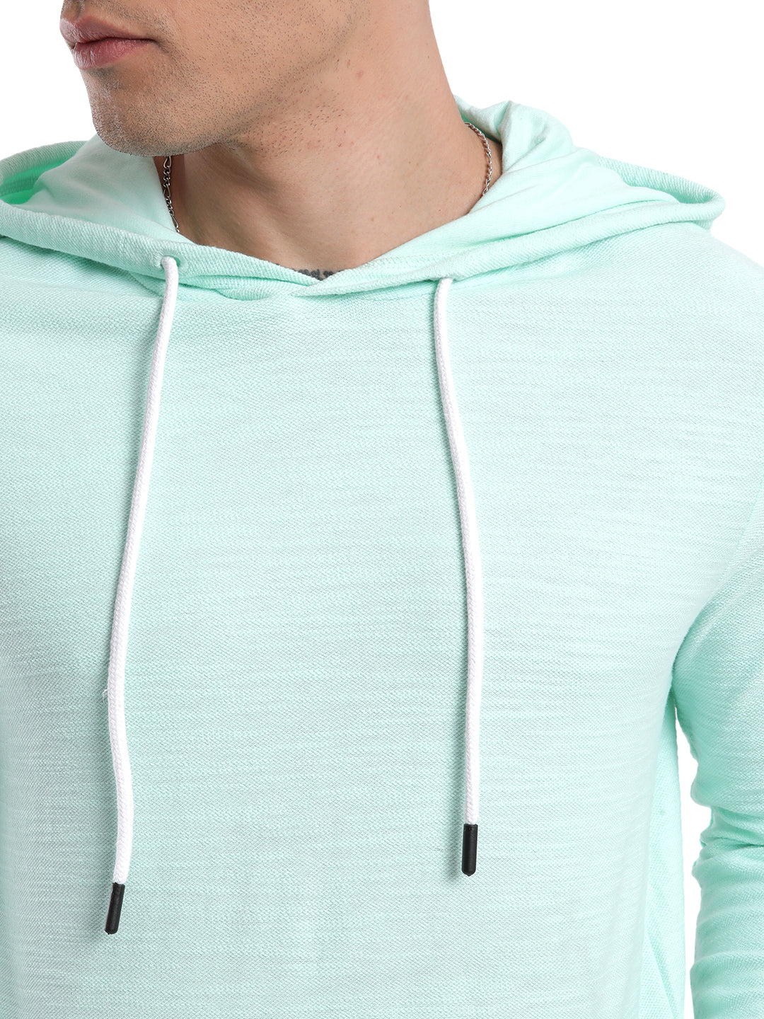 Solid Mint Pullover Hoodie