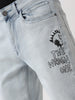 Wrogn One Monster Print Jeans