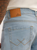 Solid Straight Fit Denim Jeans | Light Blue