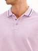 Regular Fit Tipping Collar Polo T-Shirt | Purple