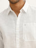 Classic Slim Fit Striped Shirt | Pink
