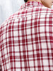 Wrogn Men's Oversized Double Pocket Checks Shirt | Red