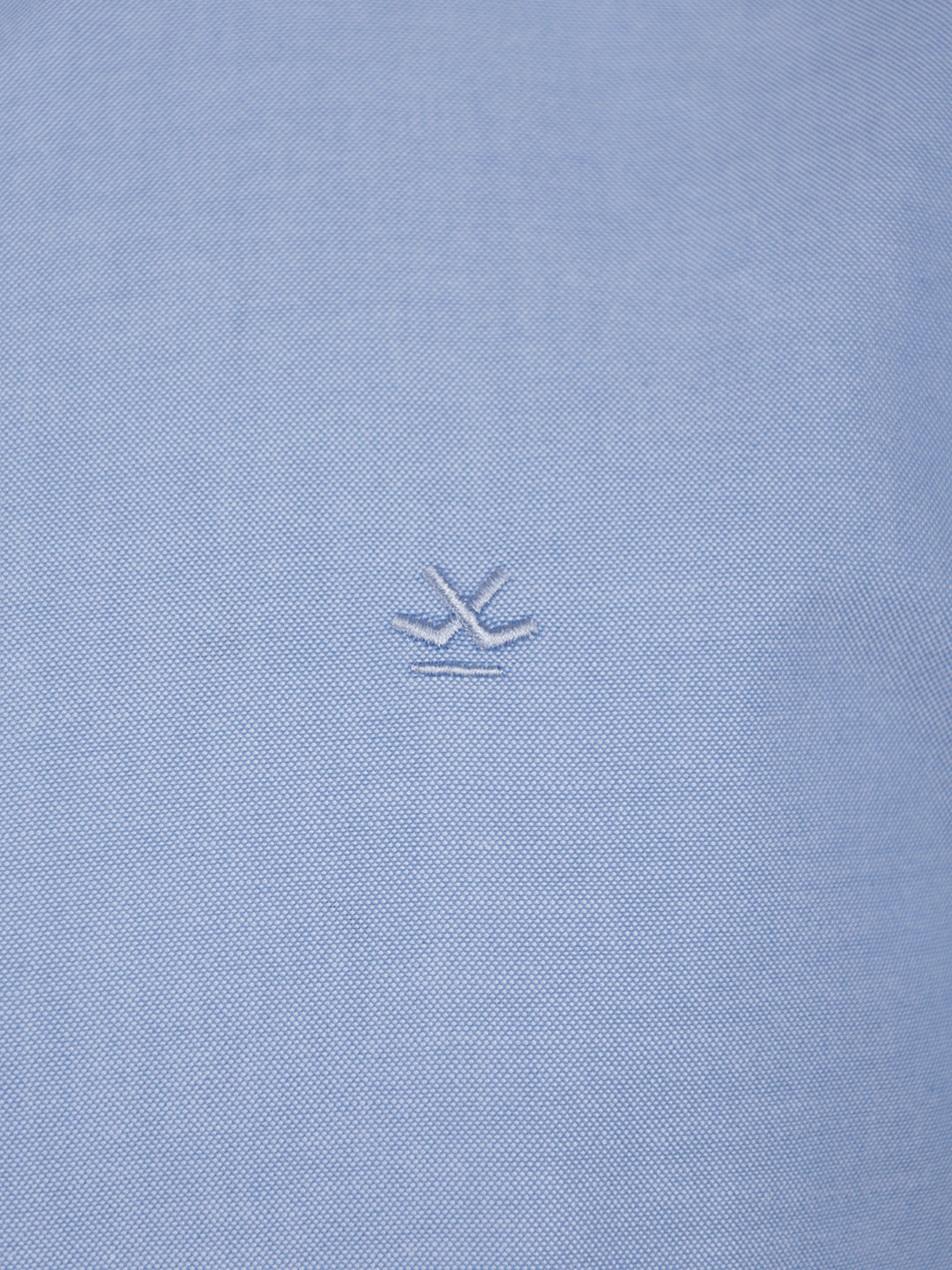 Classic Solid slim fit shirt with refined collar | Blue