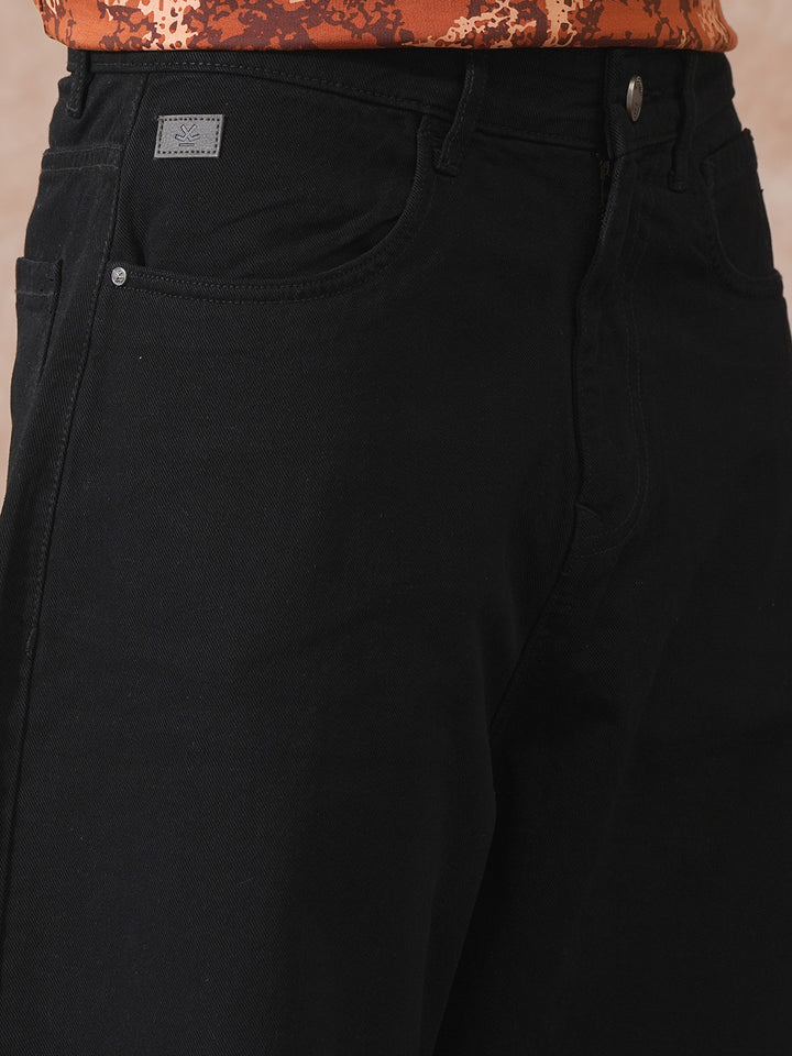 Casual Baggy Fit Jeans | Black