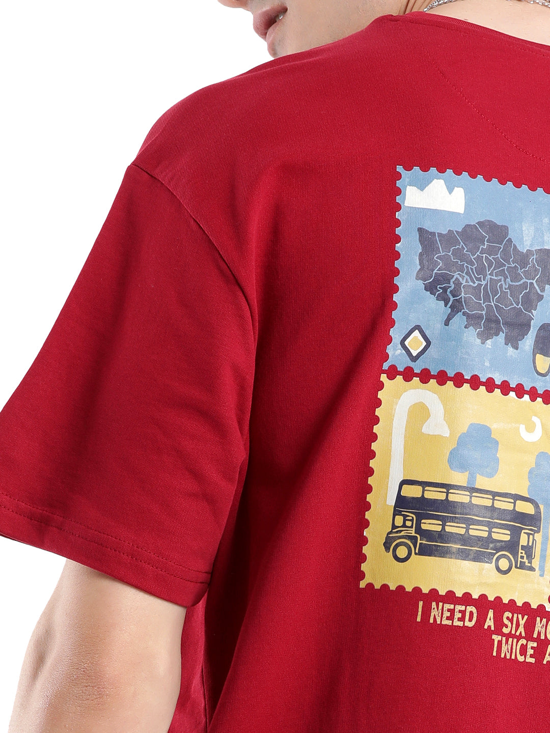 Need a Vacation Red Printed T-Shirt