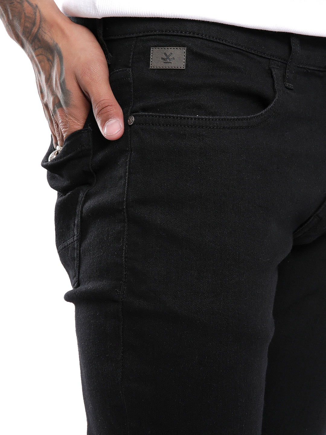 Black Casual Standout Jeans