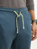Solid Regular Fit Jogger | Teal