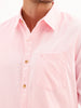 Solid Regular Fit Full Sleeve Shirt | Pink | WWSH9176F