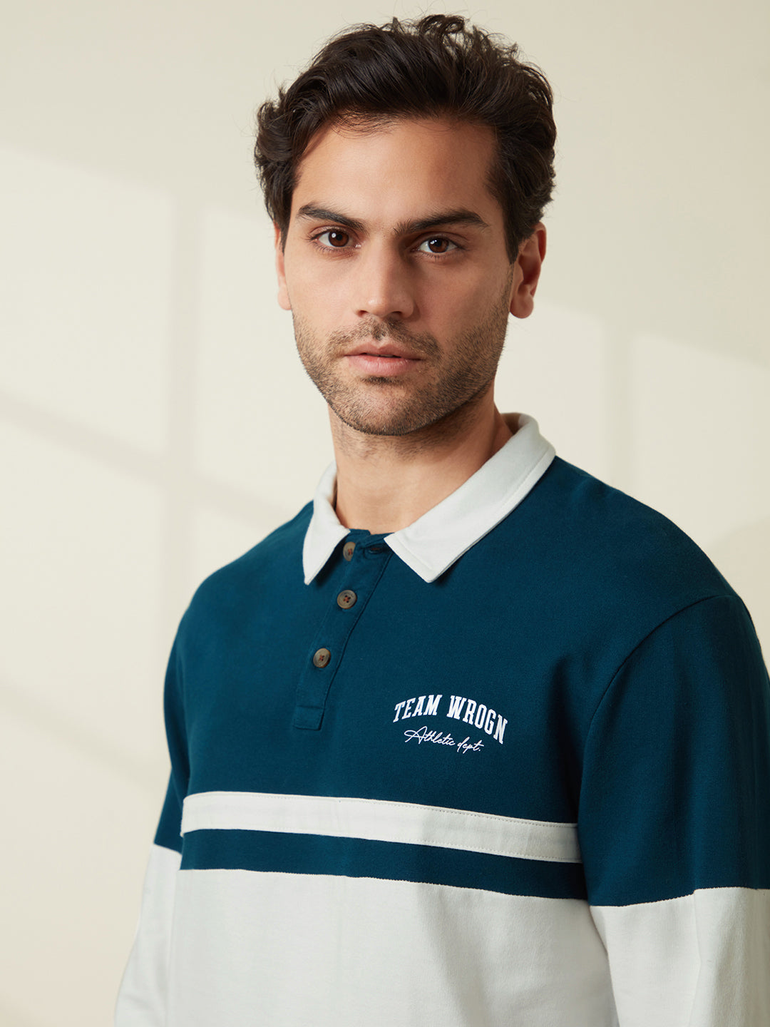 Team Wrogn Oversized Navy Polo