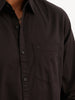 Regular Fit Solid Full Sleeve Shirt | Black | WVSH2567F