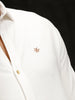 Solid Pique Knit Shirt | White