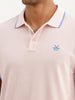 Classic Tipping Collar Polo T-Shirt | Pink | WWTS351F