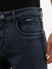 Solid Skinny Crop Denim Jeans  | Dark Blue
