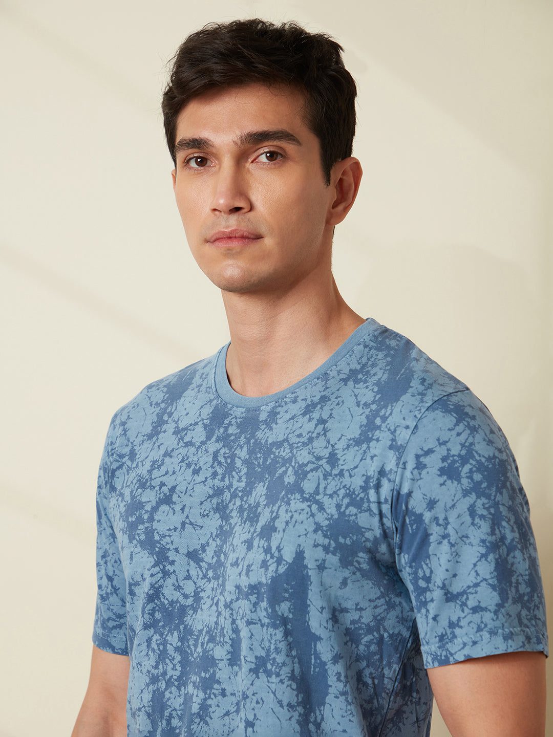 Blue Washed Slim Fit T-Shirt