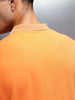 Men's Casual Slim Fit Polo T-Shirt | Orange