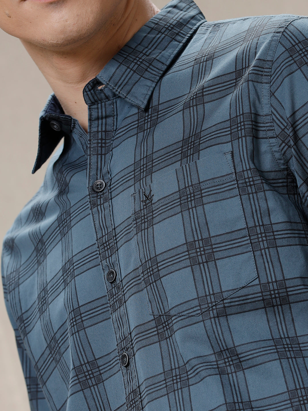 Checks & Lines Cotton Shirt