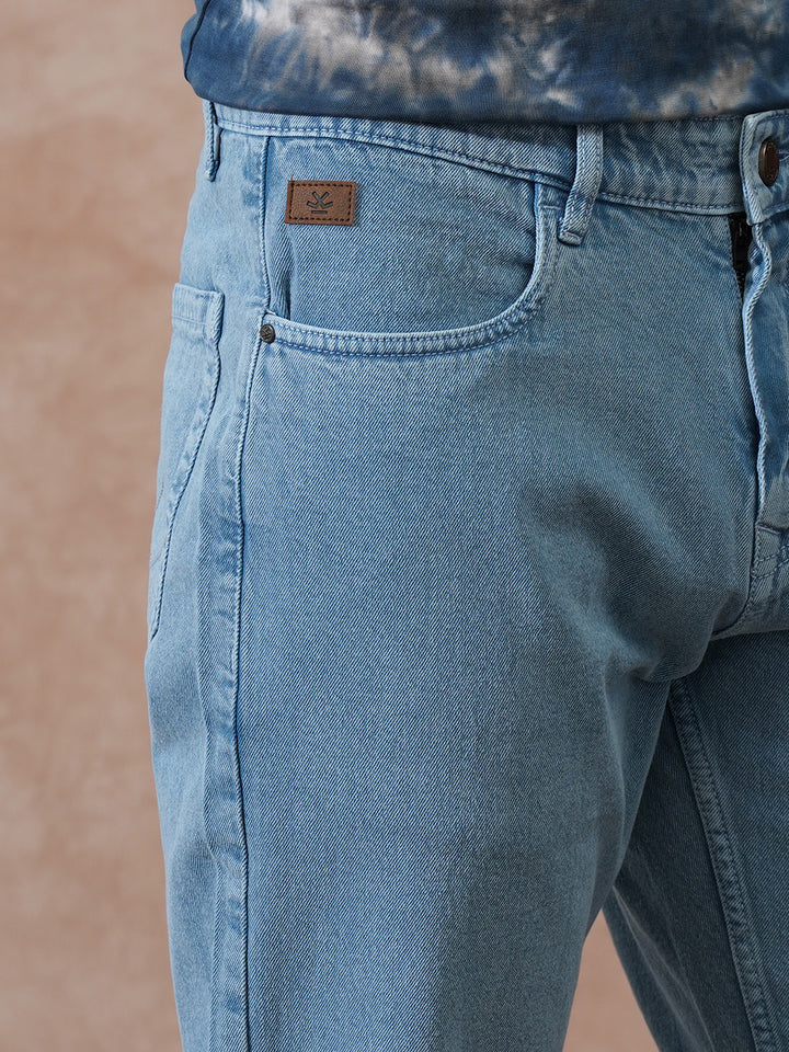 Heavy Fade Relaxed Fit Jeans | Blue