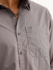 Solid Regular Fit Full Sleeve Shirt | Grey