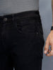 Men's Casual Slim Tapered Fit Jeans | Black