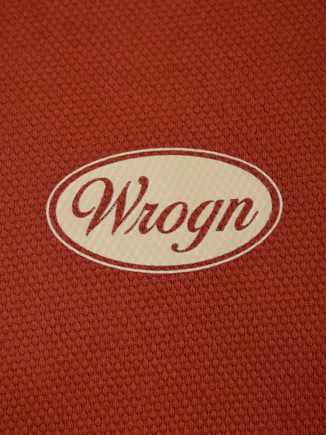 Men’s Retro Popcorn Textured Slim Fit T-Shirt | Maroon