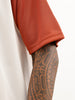Placement Printed Raglan Collar T-Shirt | Off White