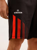 Wrogn x SRH Striped Performance Shorts | Black