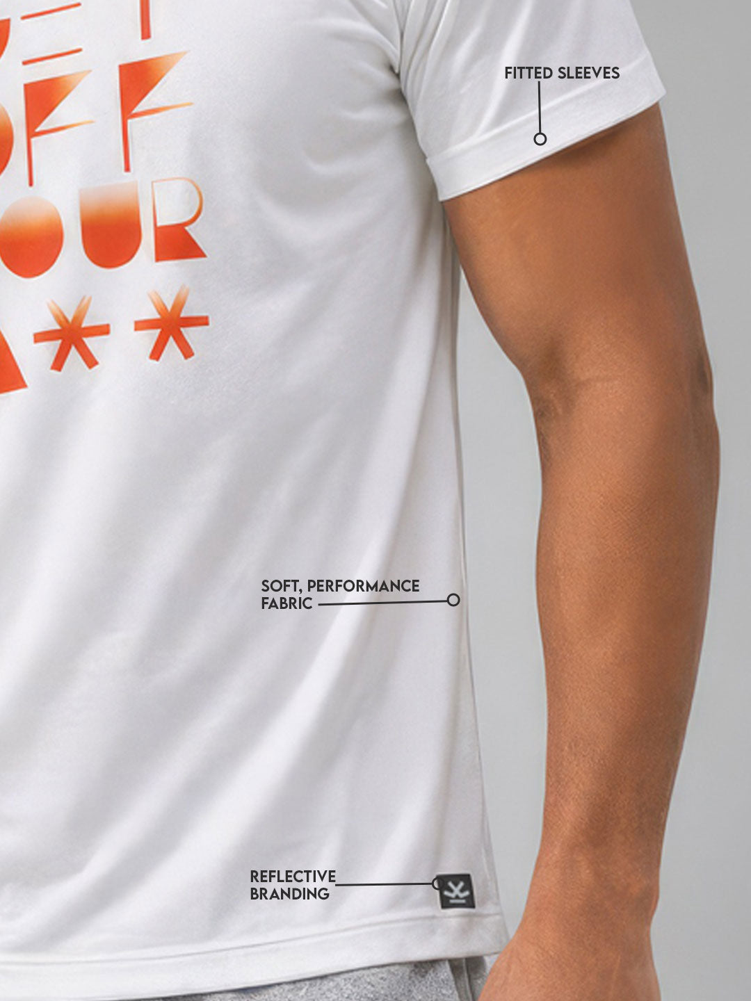 Slim fit Active tee | Active |  White