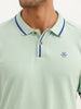 Classic Tipping Collar Polo T-Shirt | Green | WWTS253F